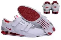 nike shox promos rival 3 hommes chaussures rvial3m12 shox chaussures molde mode,blanc rouge,